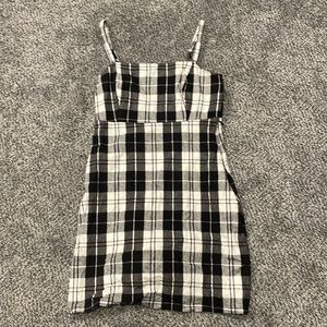 Hollister Mini Skater Plaid Dress